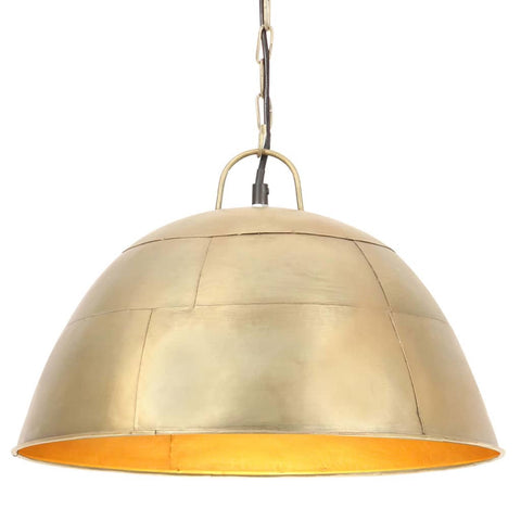 Industrial Vintage Hanging Lamp 25 W Brass Round 41 cm E27 320542