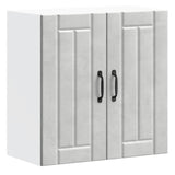Kitchen Wall Cabinet Lucca Concrete Grey Engineered Wood 853821