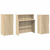 Reception Desk Sonoma Oak 200x50x103.5 cm Engineered Wood 3324216