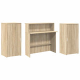 Reception Desk Sonoma Oak 200x50x103.5 cm Engineered Wood 3324216