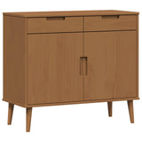Sideboard MOLDE Caramel 90 x 40 x 80 cm 42020946
