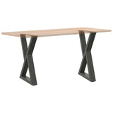 Dining Table Legs 2 pcs Anthracite 60x cm Steel 4012722