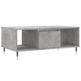 Coffee Table Concrete Grey 90x50x36.5 cm Engineered Wood 830584