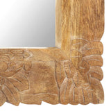 321636 Mirror 80x50 cm Solid Mango Wood