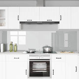 Kitchen Backsplash 2 pcs Transparent 110 x 60 cm Tempered Glass 3415490