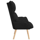 Armchair Black 69 x 74 x 93 cm Fabric 42001867