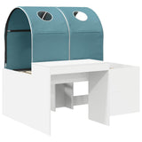 Bed with Tunnel 4 pcs Artisian Oak and Light Blue 3423510