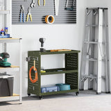 Tool Trolley Olive Green 75 x 35 x 73 cm Cold-rolled Steel 874542