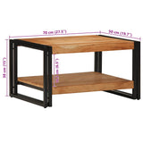 Coffee Table 70x50x38 cm Solid Wood Acacia 4102719