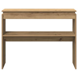Console Table Artisan Oak 102x30x80 cm Engineered Wood 856627