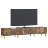 TV Cabinet Smoked Oak 147 x 34.5 x 30 cm Engineered Wood 894710