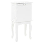 Free Standing Jewelery Cabinet White 246960