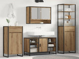 Bathroom Cabinet Artisian Oak 40 x 30 x 100 cm Engineered Wood 886503