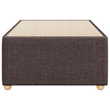 Bed Frame without Mattress Dark Brown 90x190 cm Single Fabric 3284903