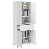 Cabinet Set 2 pcs High Gloss White 66 x 34.5 x 90 cm 3416587