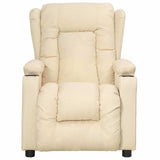 Recliner Chair Cream Fabric 339057