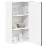 Wall Cabinet LUCCA Black 50 x 31 x 100 cm Engineered Wood 885126