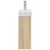 Bathroom Vanity Unit with Tap Sonoma Oak 40.5 x 22.5 x 62 cm 889523