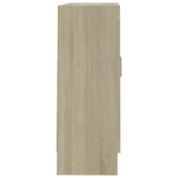 Vitrine Cabinet Sonoma Oak 82.5x30.5x80 cm Engineered Wood 802744