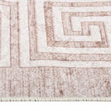 Rug Washable 160x230 cm Beige Anti Slip 337943