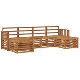 Sofa Sets 6 pcs Natural Solid Acacia Wood 3375239