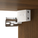 ZNTS 2 Piece Bathroom Cabinet Set Brown Oak Engineered Wood 3115867