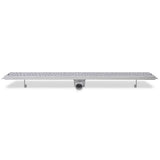 Linear Shower Drain Bubble 1030x140 mm Stainless Steel 142194