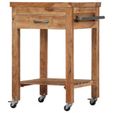 Kitchen Trolley 58x58x89 cm Solid Acacia Wood 282752