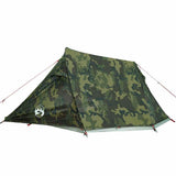 Camping Tent Tunnel 2-Person Camouflage Waterproof 4009632
