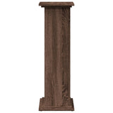 Display Stand with Storage Brown Oak 31x30x90 cm Engineered Wood 854613