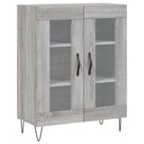 Highboard Grey Sonoma 69.5x34x180 cm Engineered Wood 3198071