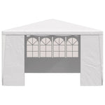 Professional Party Tent with Side Walls 4x4 m White 90 g/m 48525