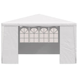 Professional Party Tent with Side Walls 4x4 m White 90 g/m 48525