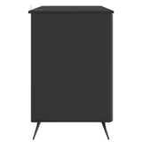 Desk with Shelf Black 142.5 x 50 x 75 cm Engineered Wood 3414631