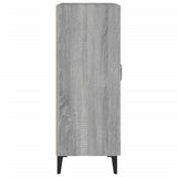 Sideboard Grey Sonoma 69.5x34x90 cm Engineered Wood 817343