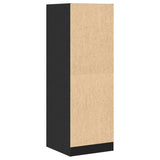 Apothecary Cabinet Black 40x41x118 cm Engineered Wood 855197