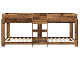 Bunk Bed for Kids Old Wood 100 x 200 cm Engineered Wood 3410513