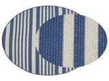 In- and Outdoor Rug OLITE Natural and Navy Blue 160cm 100% PP 42043754