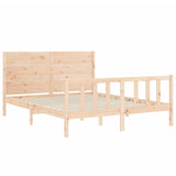 Bed Frame without Mattress 160x200 cm Solid Wood Pine 3192761