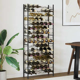 Wine Rack for 96 Bottles Black Iron 325923