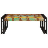Bathroom Shelf Multicolour 65 x 50 x 23 cm Solid Reclaimed Wood 4102756
