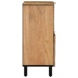 Sideboard Brown 80x33x75 cm Solid Wood Mango 4017747