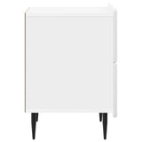 Bedside Cabinet 2 pcs High Gloss White 43 x 34.5 x 49.5 cm 894304