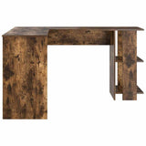 Corner Desk Smoked Oak 140 x 113.5 x 75 cm Engineered Wood 869558