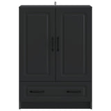 Sideboard with Drawer Black 66 x 34.5 x 92 cm Engineered Wood 895816