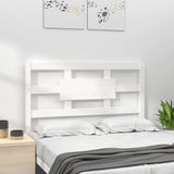 ZNTS Bed Headboard White 105.5x4x100 cm Solid Wood Pine 818026