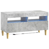 LED TV Cabinet Concrete Grey Engineered Wood 896778