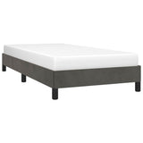 Bed Frame without Mattress Dark Grey 90x190 cm Single Single Velvet 349846