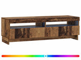LED TV Cabinet Old Wood Engineered Wood 896113