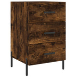 Bedside Cabinet Smoked Oak 40x40x66 cm Engineered Wood 827673